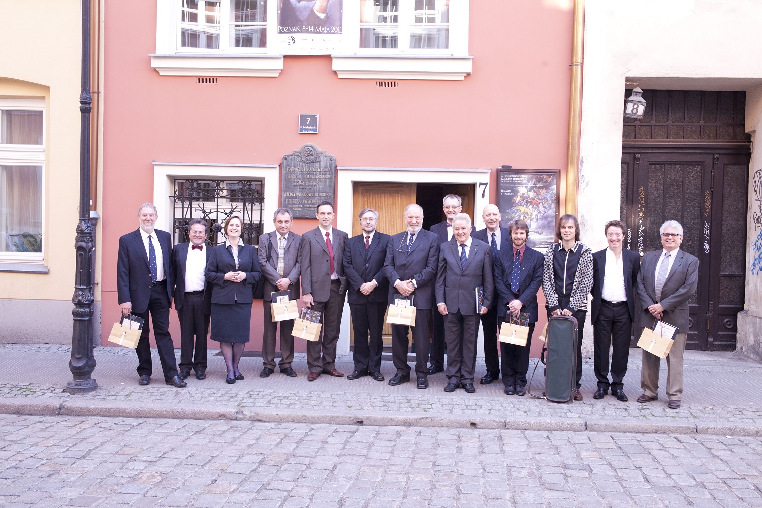 Jury members with Magdalena Wiśniewska - secretary, Andrzej Wituski - director and Waldemar Łyś - interpreter of the Competition.