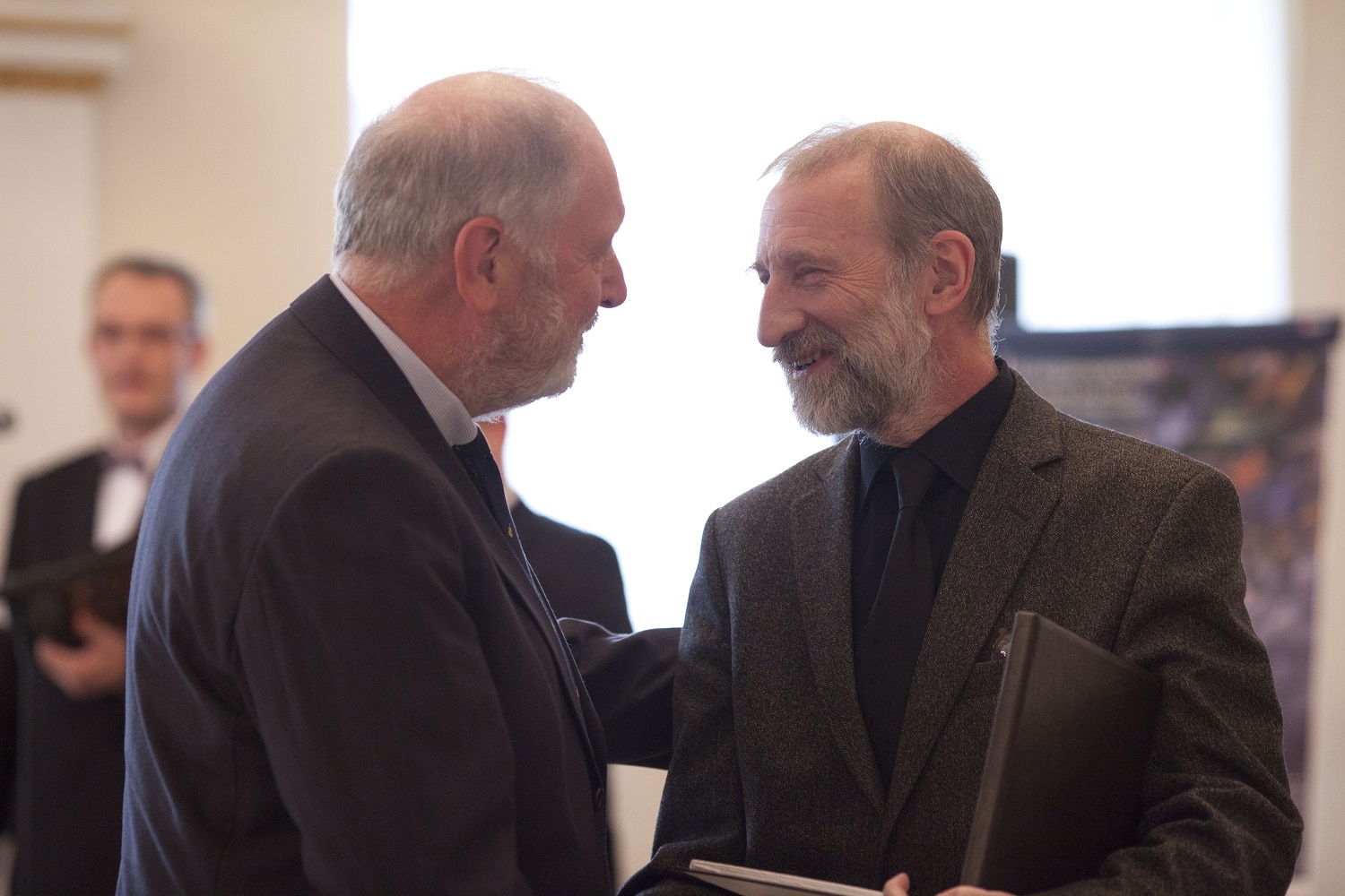 Roger Hargrave - Chairman of the Jury and Wojciech Suchocki - Director of the National Museum in Poznań.