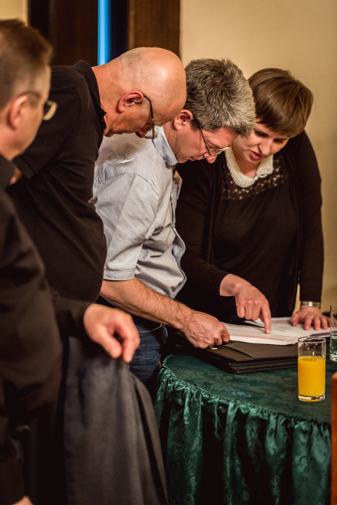 Mariusz Derewecki, Tadeusz Słodyczka, Raymong Schryer, Magdalena Wiśniewska - secretary of the jury (11.05.2016)