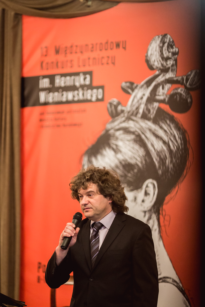 Marek Pielaszek - inauguration of 13th International Henryk Wieniawski Violin Making Competition (08.05.2016)