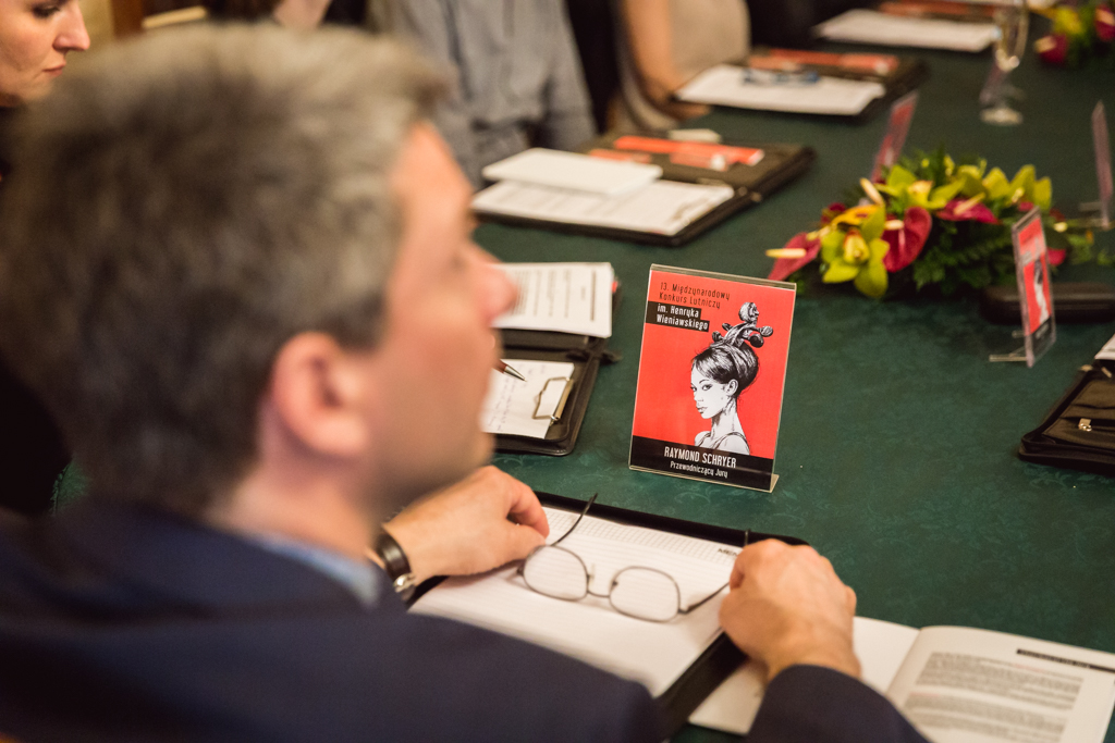 Pierwsze posiedzenie Jury w Sali im. M. Groblicza, Muzeum Instrumentów Muzycznych w Poznaniu (08.05.2016)