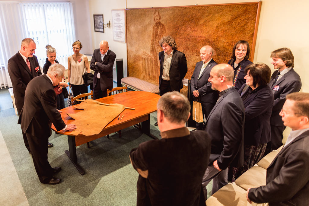 Spotkanie z jurorami w siedzibie organizatora Konkursu - Towarzystwie Muzycznym im. Henryka Wieniawskiego (08.05.2016)