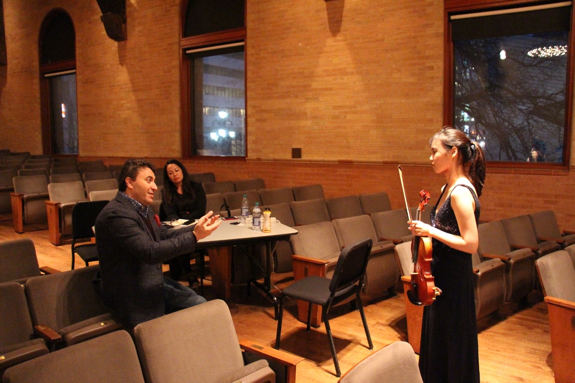 Toronto, 10.02.2016. Preliminary selection for 15th International Henryk Wieniawski Violin Competition / phot. Alex Toskov