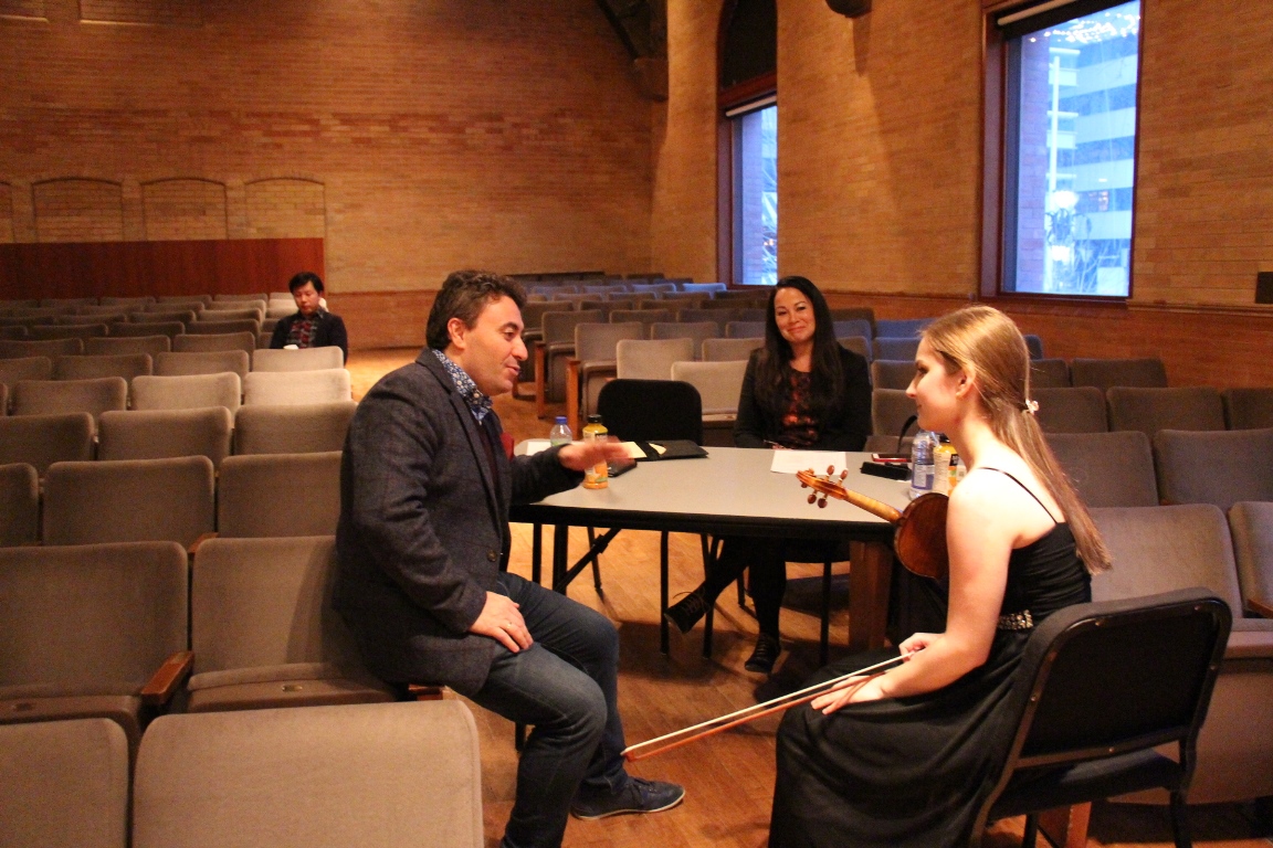 Toronto, 10.02.2016. Preliminary selection for 15th International Henryk Wieniawski Violin Competition / phot. Alex Toskov
