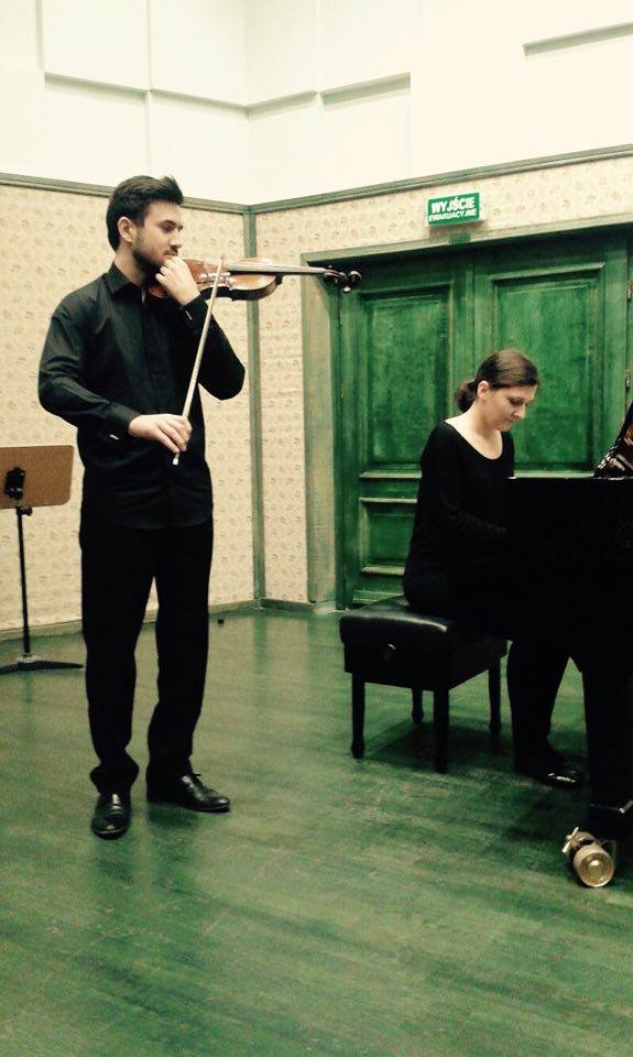 Jan Mazur (Polska), Hanna Holeksa - pianistka.