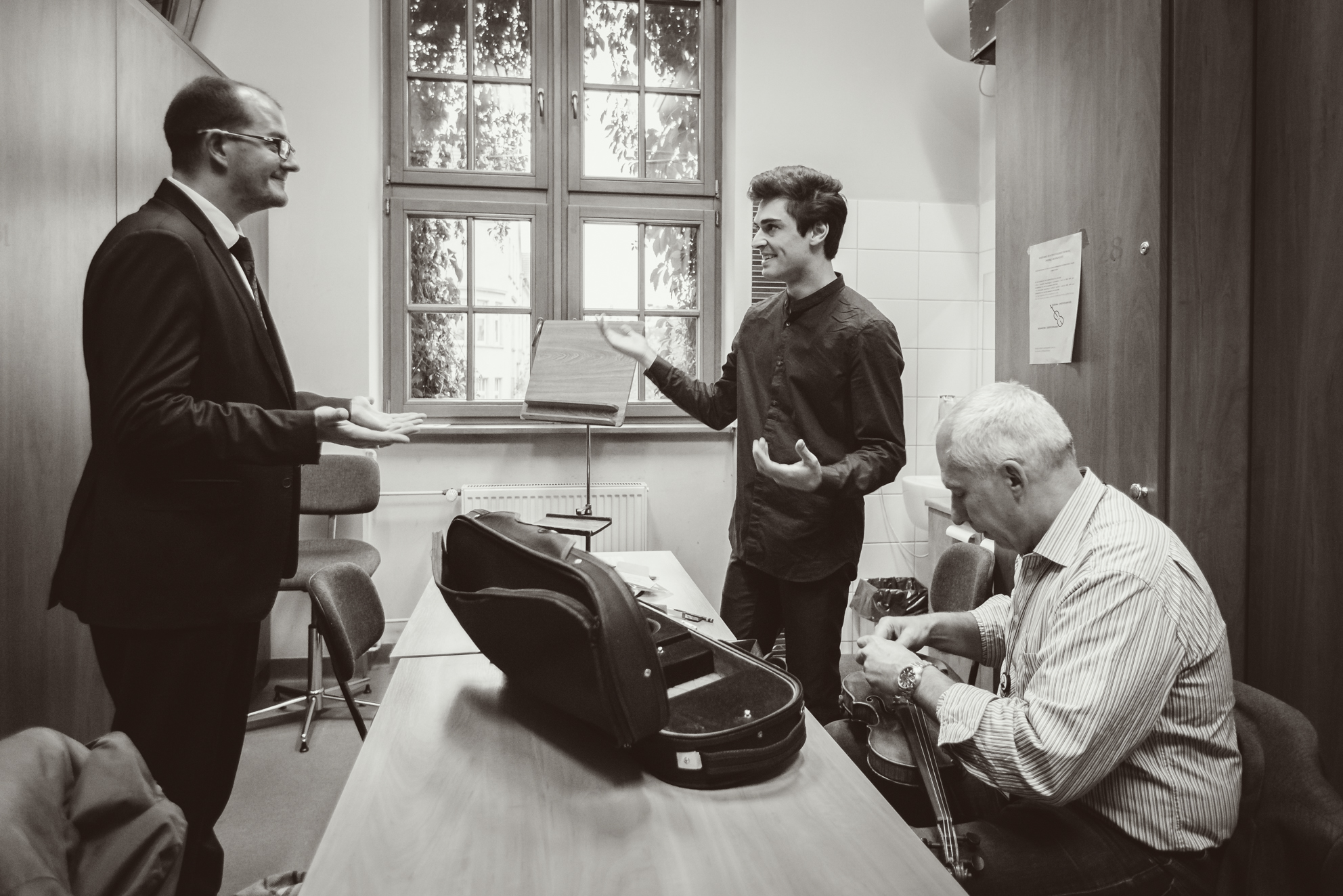 RR Studio. Semion Gurevich (Rosja), Michał Francuz, Benedykt Niewczyk - lutnik konkursowy
