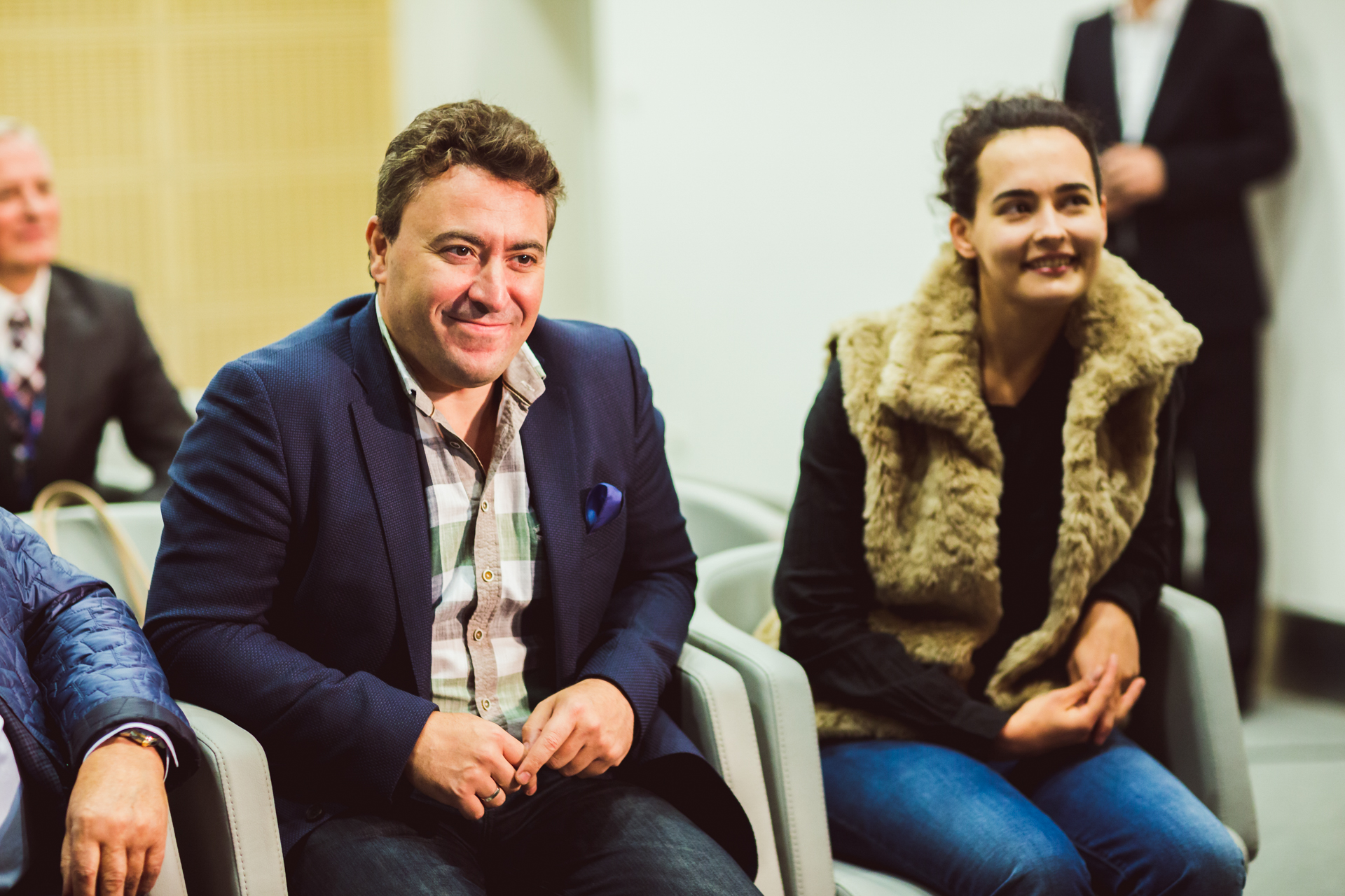 Maxim Vengerov and Alena Baeva - jury members.