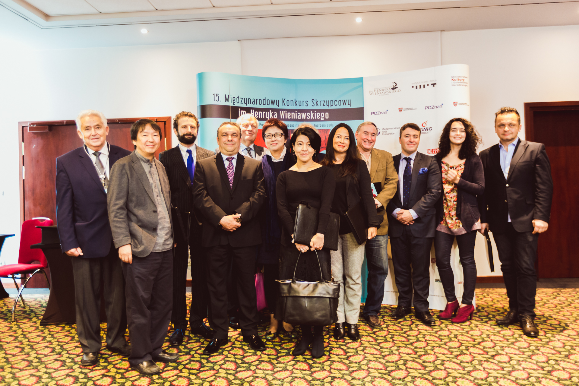 Jury members of the 15th International Henryk Wieniawski Violin Competition.