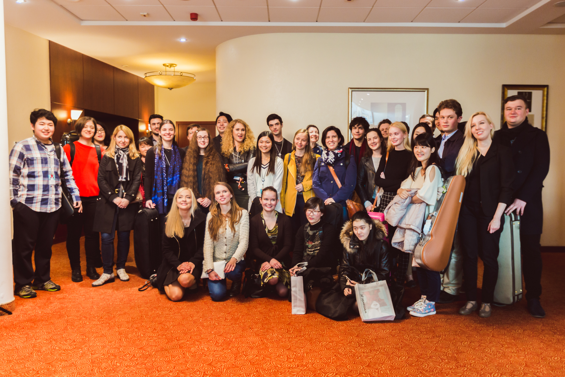 Participants of 15th International Henryk Wieniawski Violin Competition.