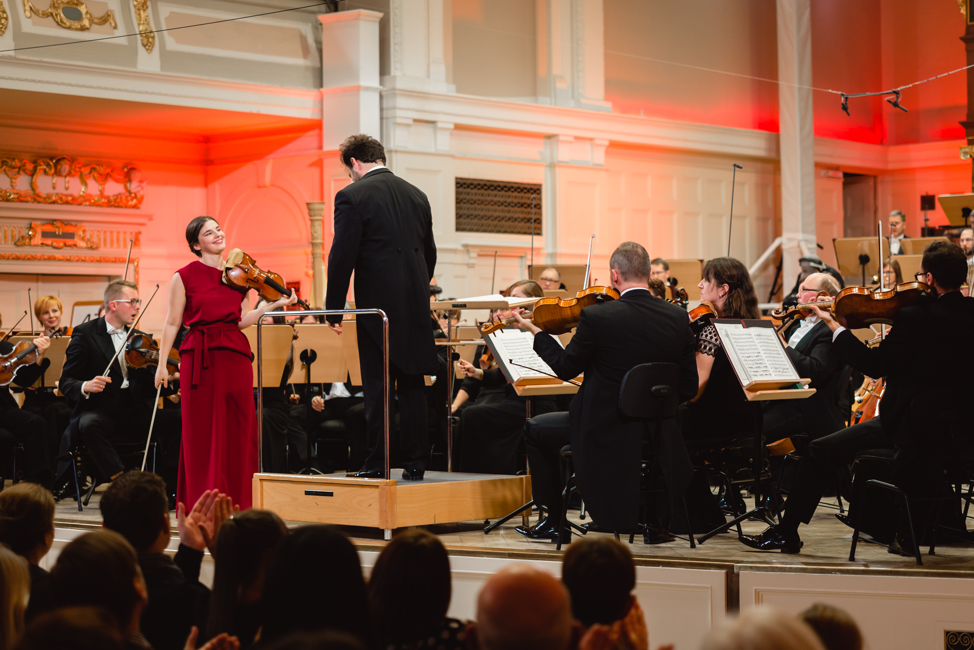 RR Studio. Maria Włoszczowska (Polska), Orkiestra Filharmonii Poznańskiej pod dyr. Łukasza Borowicza