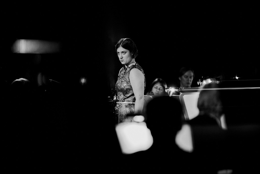 Veriko Tchumburidze, Akademicka Orkiestra Symfoniczna w Sankt Petersburgu pod dyr. P. Sułkowskiego. II International Violin Festival (violinfest.org). Fot. Daniil Rabovsky