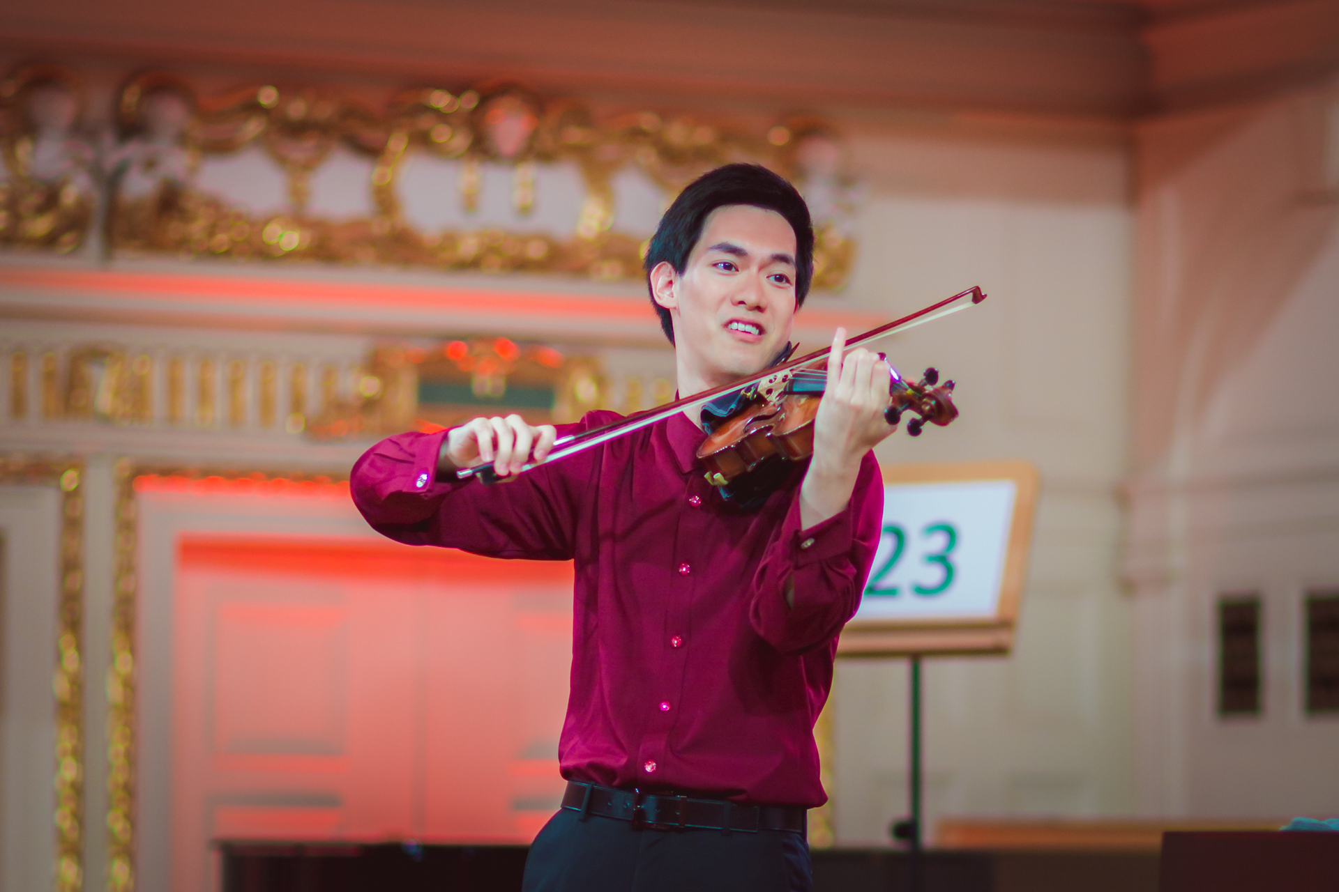 Richard Lin (Tajwan/USA) - Etap 1 - 15. Międzynarodowy Konkurs Skrzypcowy im. H. Wieniawskiego STEREO